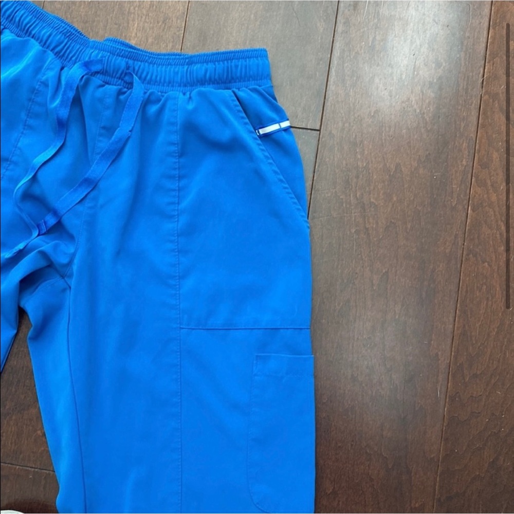 Pure scrub bottoms size S blue - Picture 3 of 7